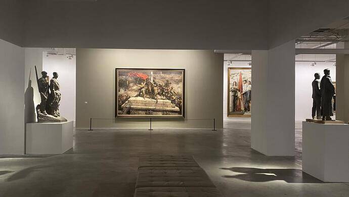 “东方风来——上海油画雕塑院特展”展出