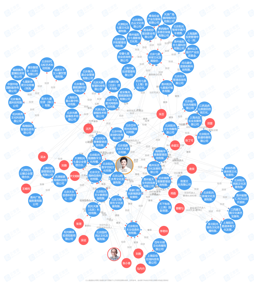 杨澜进军餐饮业注册资本30亿元 商业版图涉及200多家企业
