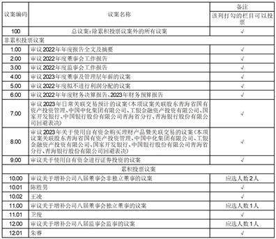 青海盐湖工业股份有限公司 关于召开2022年年度股东大会的通知