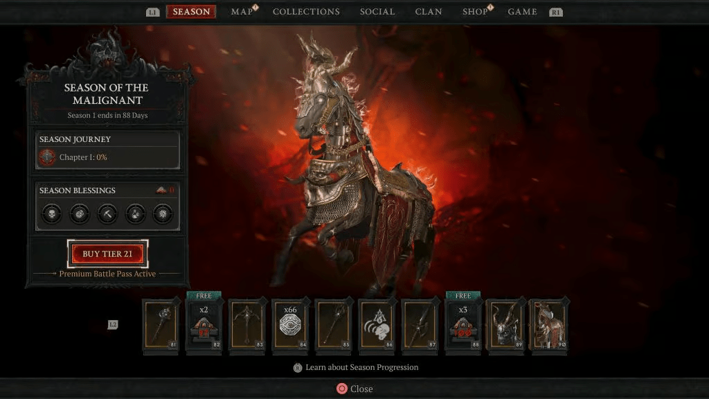 《暗黑4》赛季通行证奖励货币甚至不够买最便宜商品