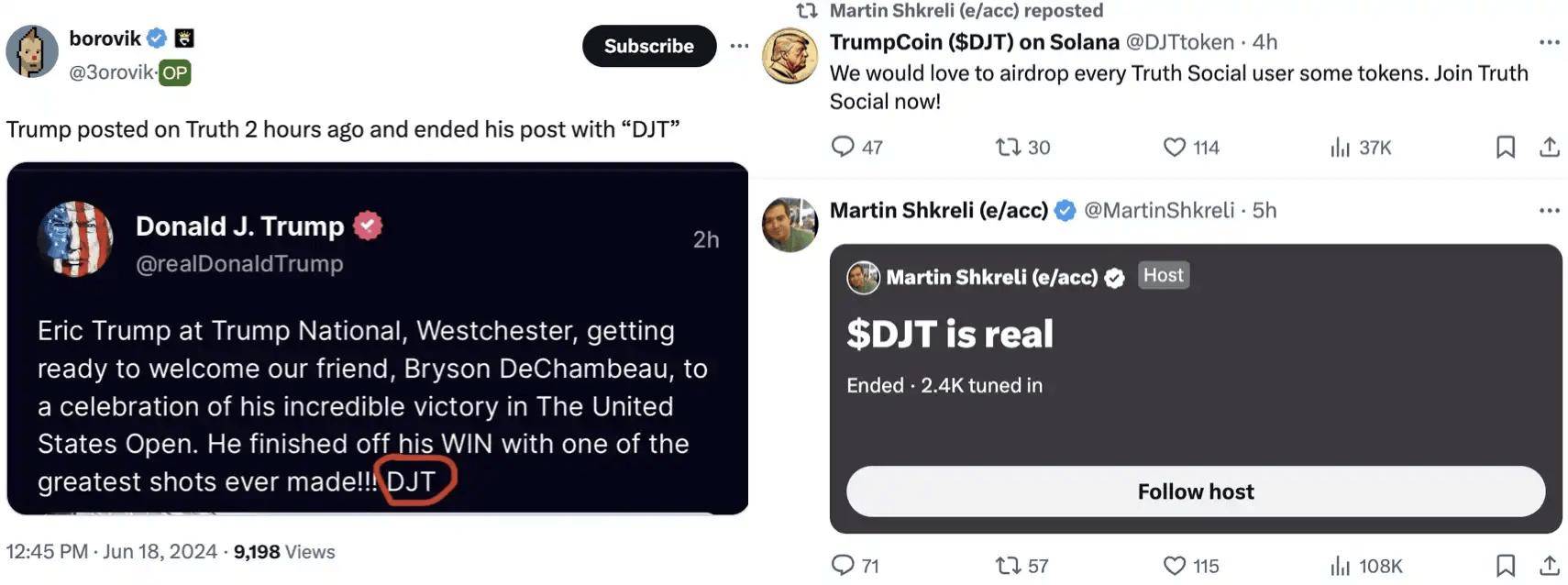 $DJT爆火<strong></p>
<p>火币</strong>,特朗普到底发没发币?