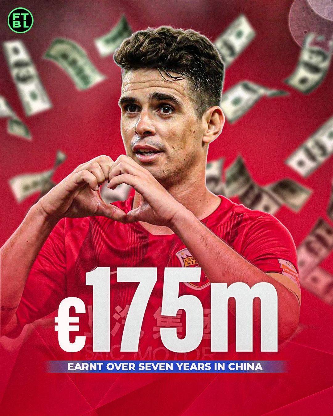 近14亿元人民币<strong></p>
<p>币安赚币</strong>!英媒:奥斯卡在中国待7年赚了1.75亿欧