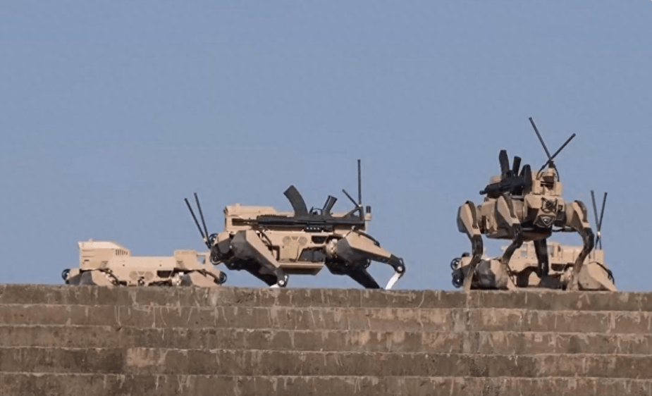 轮到美国人抗议了！国产机械狗已经不简单了<strong></p>
<p>安币资本</strong>，没想到机器狼群更勇猛！