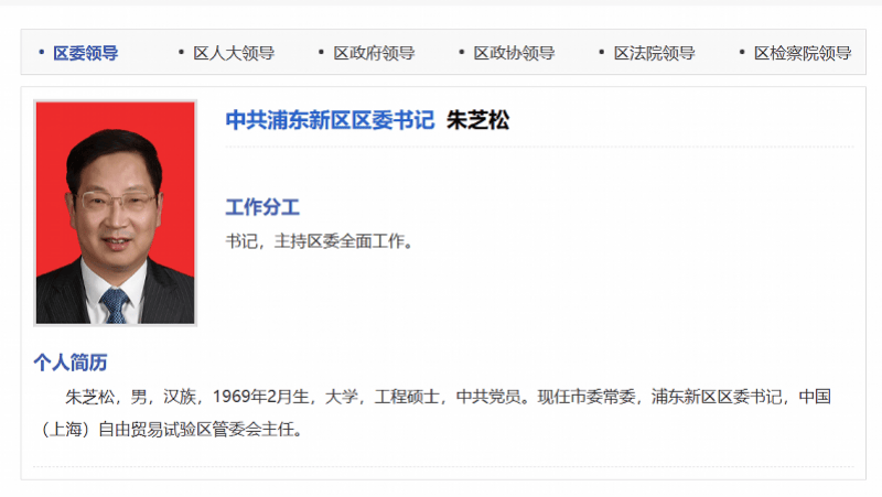 浦东新区区委书记被查<strong></p>
<p>币安货币交易所</strong>,两天前还在调研,老上司8月被判无期