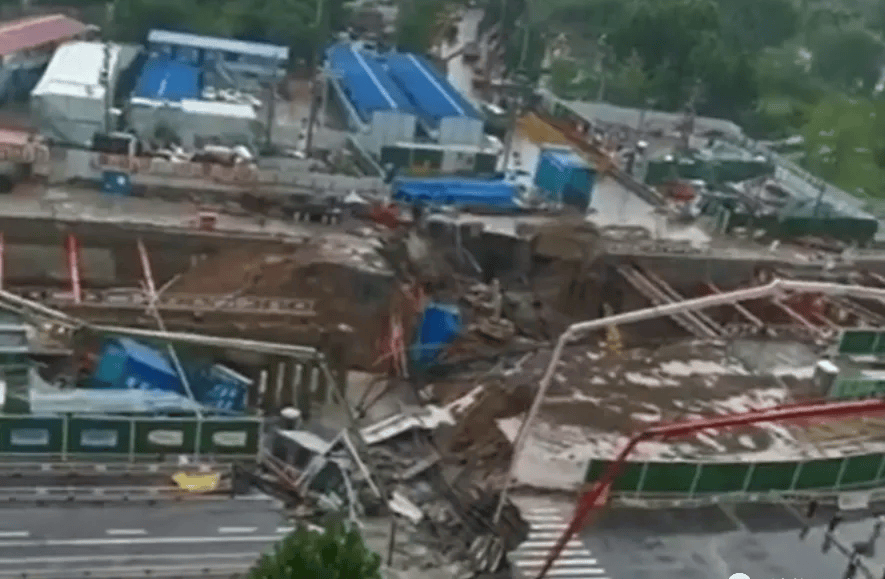深圳一施工现场发生坍塌<strong></p>
<p>币安最新消息</strong>,13名作业人员失联