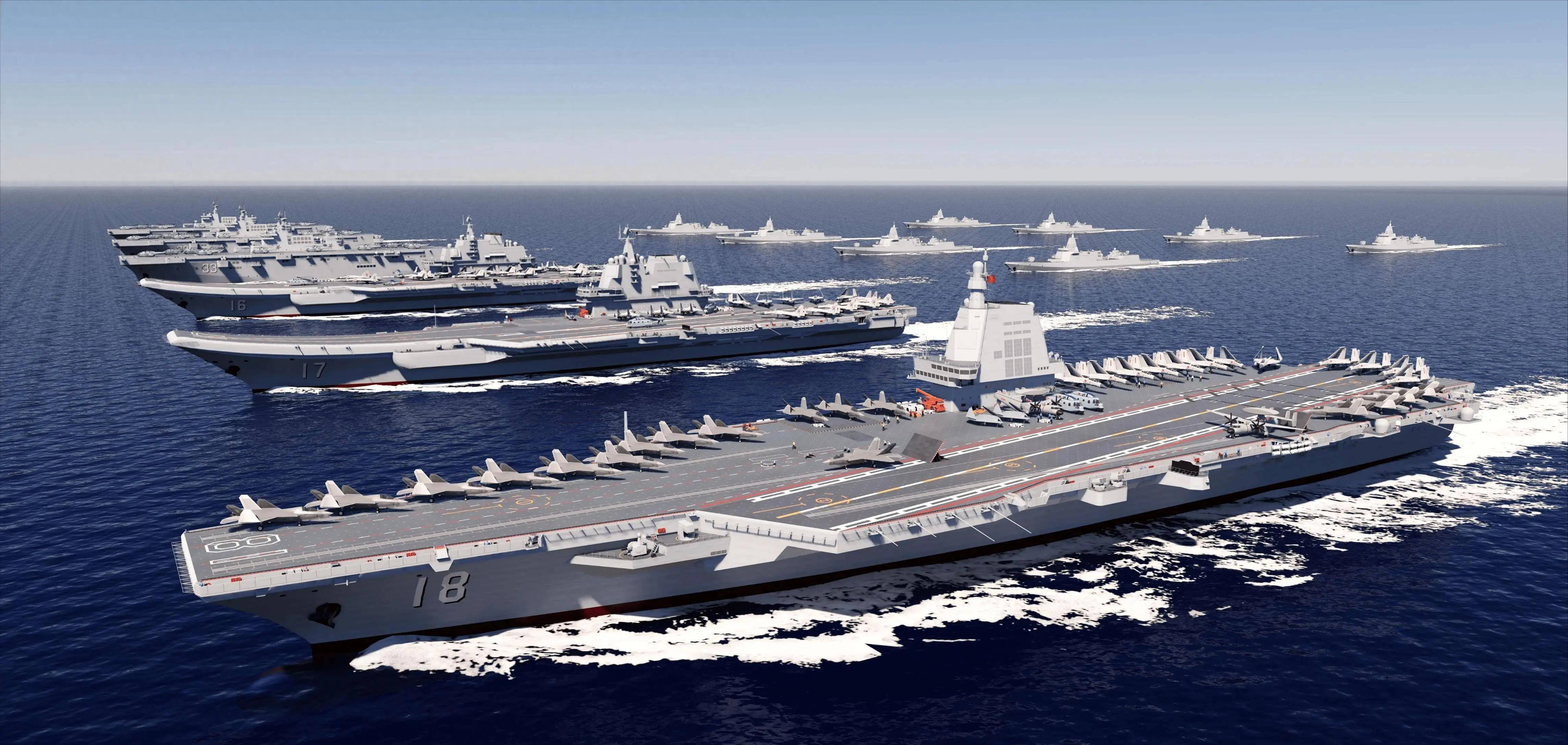 不只福建舰！中国一天17万吨主力舰同时服役<strong></p>
<p>兴业银行股票</strong>，都快赶上半支法国海军了！