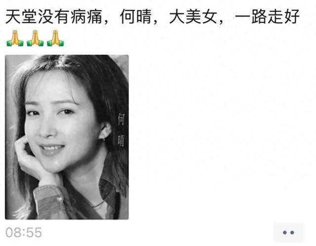 演员何晴去世,《三国演义》“赵云”扮演者张山透露病情:我们是邻居,她罹患脑瘤还中风了